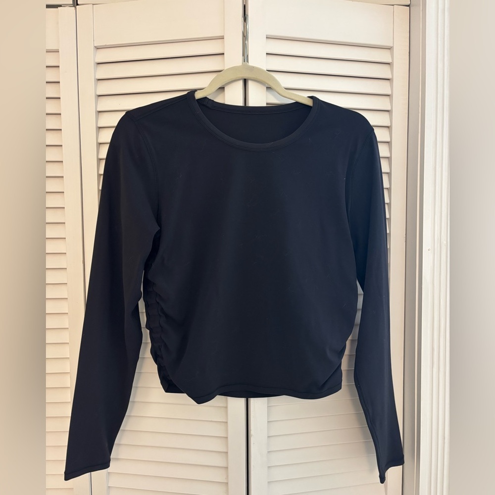 Lululemon All It Takes Long Sleeve *Nulu / Size 10 / Black